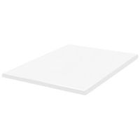 cubrecolchon de espuma 140 x 200 cm blanco calm