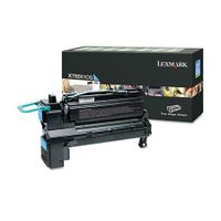lexmark x792x1cg cyan original return program extra high capacity toner cartridge
