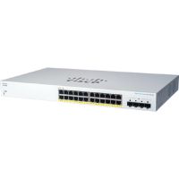conmutador cisco cbs220-24p-4g gestionado l2 24 puertos gigabit ethernet poe 4 sfp 1g