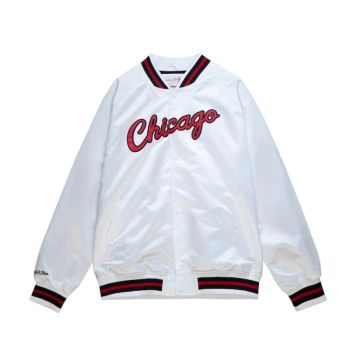 Chaqueta Chicago Bulls Lightweight Satin Mitchell And Ness