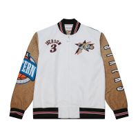 chaqueta philadelphia sixers nba player burst warm up - allen iverson - mitchell and ness
