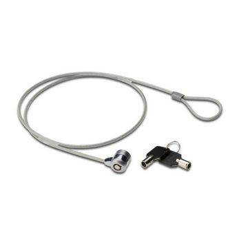 Ewent Cable de Seguridad para Portátil con 2 Llaves