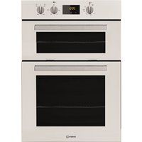 indesit idd 6340 electric double oven - white white