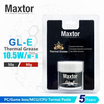 Pasta Térmica de Alto Rendimiento Maxtor GLE 10.5W/mK para PC Gaming, PS5, GPU, CPU, Disipador de Calor