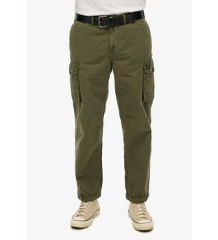 Superdry para hombre. M7011389A Pantalón cargo ligero Parachute verde (31/32), Casual, Algodón