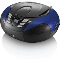 lenco scd-37 digital negro azul