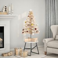 arbol de navidad  decoraciones de navidad de madera de adorno madera maciza pino 100 cm cfw419973