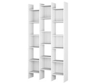 pack 4 estanterias cubo modernas para salon comedor color blanco artik