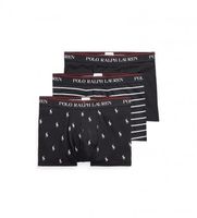 polo ralph lauren para hombre 714830299009 pack 3 boxers classic trunk negro xxl homewear algodon