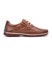 pikolinos para mujer m9a-4118 zapatos de piel marbella marron 41 plano cordones casual