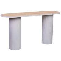 recibidor de madera 150x45x75h cm