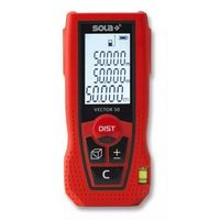 medidor laser con alcance hasta 50 m sola vector50