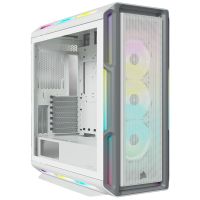 corsair icue 5000t rgb cristal templado usb 30 blanca