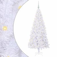 arbol de navidad artificial con 300 led 180 cm pvc y acero vidaxl