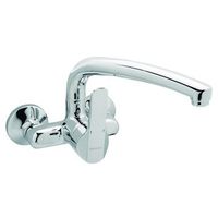 genebre 61195 28 45 66 k8 grifo monomando fregadero mural 11cm
