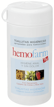 Hemofarm Plus Toallitas Bote 60 uds