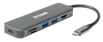 D-Link DUB-2327 6-in-1 USB-C Hub HDMI/CR/PD
