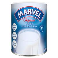 marvel dried milk tin