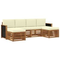 conjunto de sofas de exterior 5 uds vidaxl