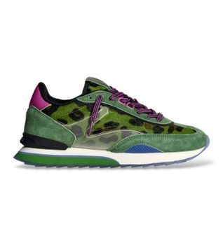 HOFF para mujer. 22603002 Zapatillas de Piel Art verde (39), Plano, Cordones, Casual
