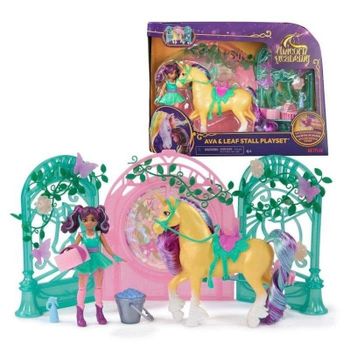 Set de juguetes Spin Master Unicorn Academy Ava & Leaf con unicornio de cambio de color 13 cm