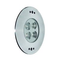 foco piscina led empotrable 4 leds 2w 135mm 6000k ip68 24v dc lumina