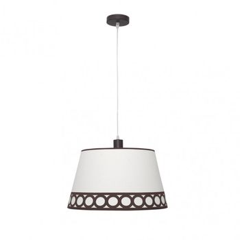 Lampara Colgante Dalia 1xe27 Beis/marron de FABRILAMP.