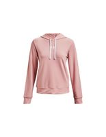 sudadera under armour rival terry mujer pink