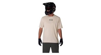 Camiseta de manga corta fox ranger wordmark beige para hombre