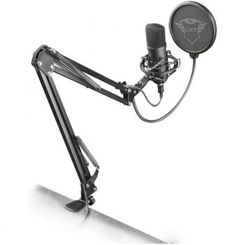 Trust Gaming GXT 252 Emita Plus Micrófono Profesional para Streaming Negro