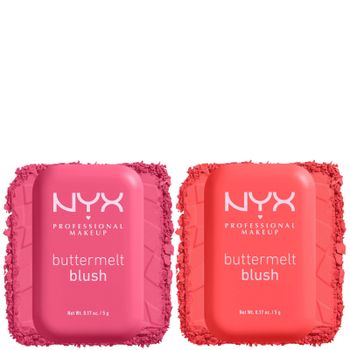NYX Professional Makeup Buttermelt Powder Blush up to 12H Wear Blush Bundle (Various Shades) - Had Butta