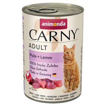 Animonda Carny Adult Saver Pack 12 x 400g - Turkey & Lamb
