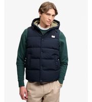 superdry para hombre m5012425a chaqueta everest azul marino xl casual outdoor nylon reciclado