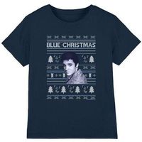 elvis presley camiseta blue ugly christmas para nina