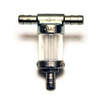 filtro de combustible 6mm 3 vias transparente