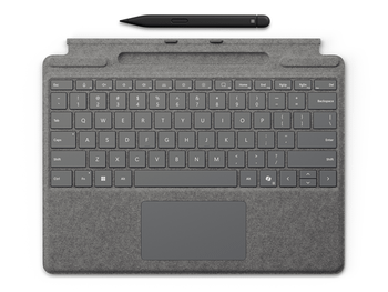 Microsoft TypeCover Pro8-9-10 CoPilot ES Plata+Pen