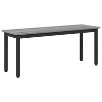 banco gris sonoma 110 x 35 x 45 cm madera de ingenieria vidaxl