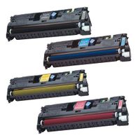 compatible multipack hp colour laserjet 2500n printer toner cartridges 4 pack -c9700a