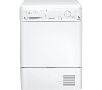 Hotpoint Condenser Tumble Dryer Aquarius TCM580BP  - White, White