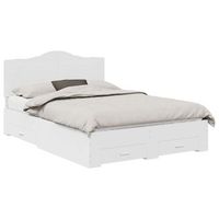 cama matrimonial  cama para adulto  estructura de cama con cajon 140 x 200 cm madera de ingenieria