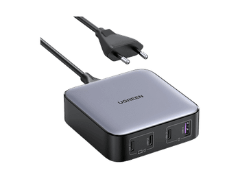 Cargador para portátil - Ugreen UGR90928, Universal, 1x USB-A, 3x USB-C, 100W, Gris