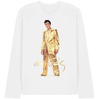 elvis presley camiseta manga larga gold lame suit para mujer