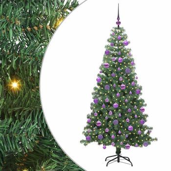 Árbol De Navidad Verde 240 Cm Pvc Vidaxl