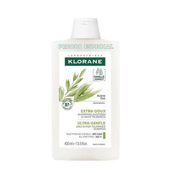 Klorane Champús Extra Doux - Tous Types De Cheveux Champú Hidratante - Efecto Brillo
