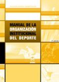 manual de la organizacion institucional del deporte