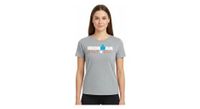 camiseta gris de manga corta ironman italia emilia romagna para mujer
