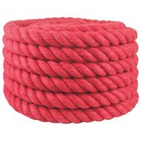 cuerda de yute 50 mm rojo 100 yute tossa vidaxl