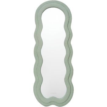 Espejo Pared Rizo Flamingueo Cuerpo Entero 160x60x4 Cm Verde