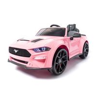 ford mustang 24v con drift y mp4 rosa - coches electricos para ninos con bateria 24v tamano xxl y los mejores extras