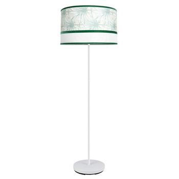 Abrila Caledonia Blanco-verde 168x40x40cm - Lámpara De Pie 1xe27